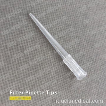 Conseils de pipette de laboratoire jetable